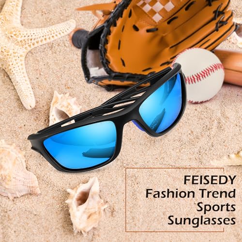 FEISEDY Sports Polarized Sunglasses For Men Women Cycling Driving Fishing Running UV400 Protection B0125