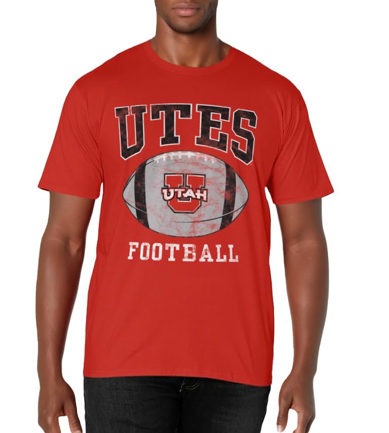 University of Utah Utes Football Ball T-Shirt