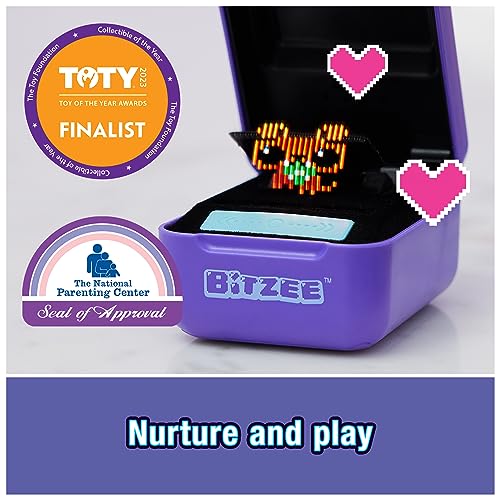 Bitzee, Interactive Toy Digital Pet with 15 Animals Inside, Virtual Electronic Pets React to Touch, for Kids