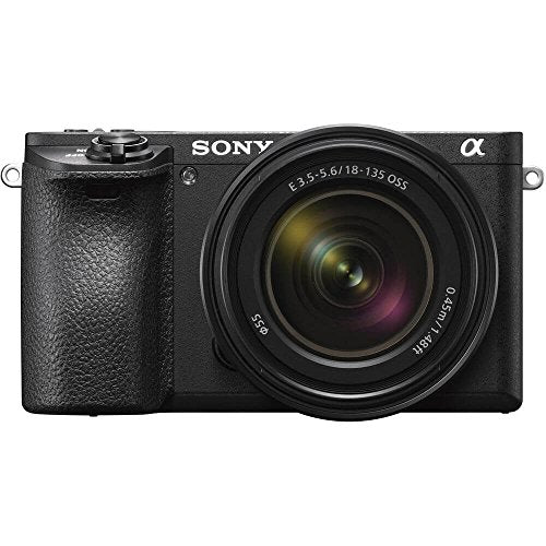 Sony a6500 Mirrorless Camera with 18-135mm Lens with LCD, 3", Black