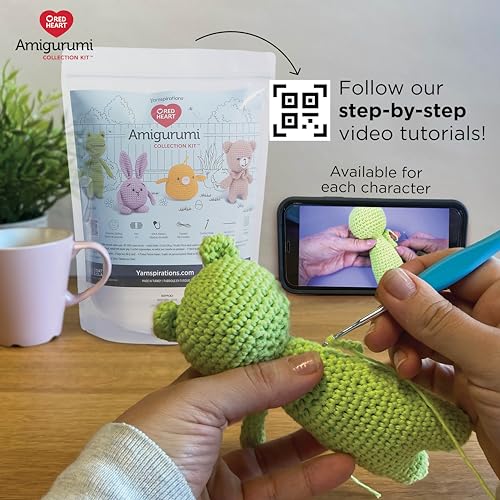 Red Heart Amigurumi Ross The Elephant Kit