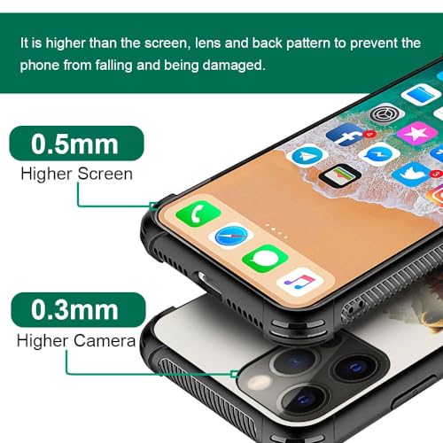 Goodsprout Compatible with iPhone 12/12 Pro Case,Couple Girlfriend Design Queen Amazing Pattern Design Shockproof Anti-Scratch Hard PC Back Case for iPhone 12/12 Pro