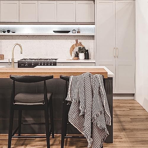 2xhome Elbow Countertop Height Bar Stool Wood Frame Bar Stools with Open Backs Dark PU Leahter Cushion Dark Black, Single, Set of 1