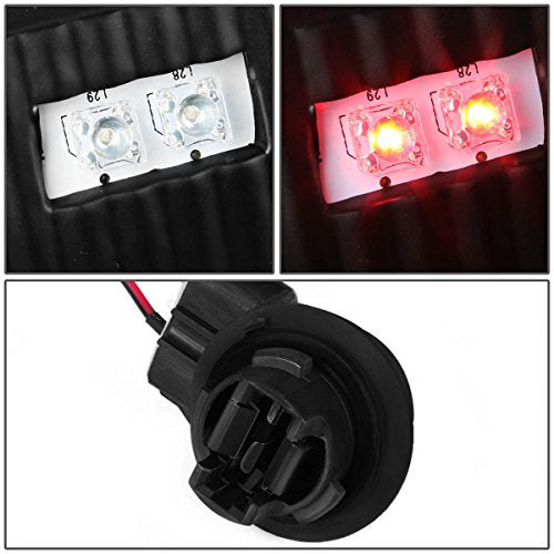 DNA MOTORING TL-GMCDE00-LED-CH-SM LED Tail Light Assembly Driver & Passenger Side [Compatible with 00-06 Yukon XL / 00-06 Tahoe / 00-06 Suburban]