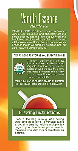 Davidson's Organics, White Peach, 25-count Tea Bags, Pack of 6