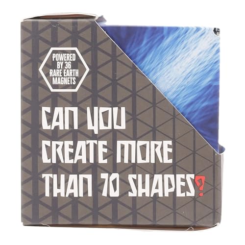 SHASHIBO Shape Shifting Box - Award-Winning, Patented Fidget Cube w/ 36 Rare Earth Magnets - Transforms Into Over 70 Shapes, Download Fun in Motion Toys Mobile App (Artist Series - Mystic Ocean)