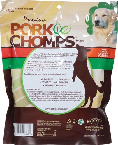 Pork Chomps Dog Chews, 5-inch Munchy Sticks, Assorted Flavors, 50 Count (Pack of 1)