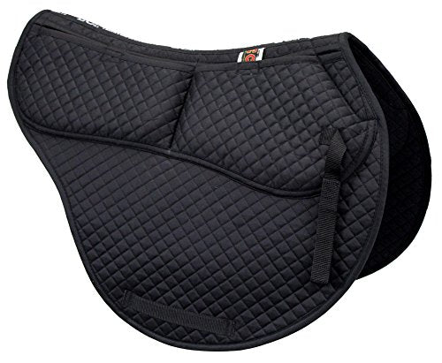 ECP Equine Comfort Products All Purpose Contoured Correction Saddle Pad with Adjustable Memory Foam