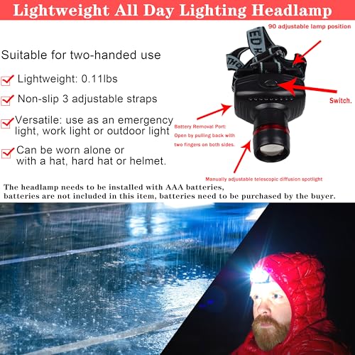 LIANXIN Car Roadside Emergency Kit, with Jumper Cables Automotive Kit,Car Safety Roadside Assistance Kit Headlamp,Tow Straps, Safety Hammers, Rainwear, Gloves.Black