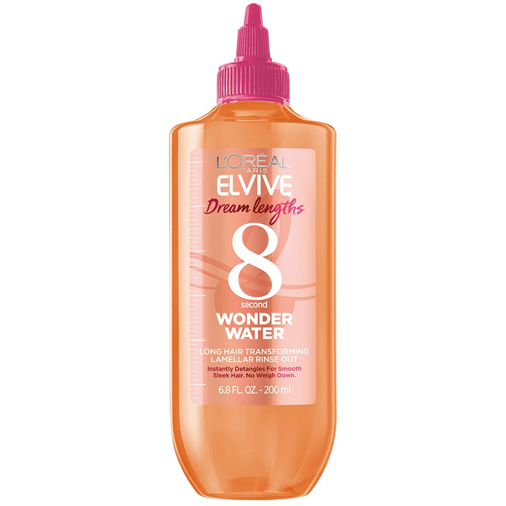 L’Oréal Paris Elvive Dream Lengths 8 Second Wonder Water Detangling Lamellar Rinse Out, 6.8 Ounce