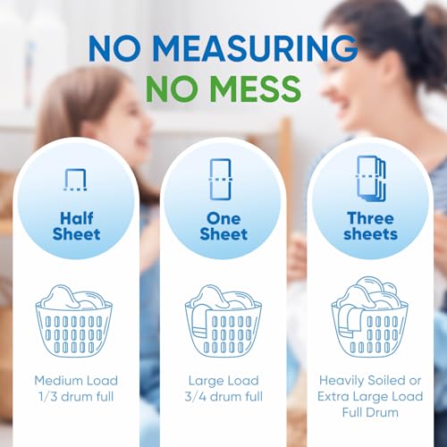 Laundry Detergent Sheets 300 Loads Diesetsr Laundry Sheets Detergent ECO-friendly Travel Laundry Detergent Sheets,Plastic-Free Washing Detergent Soap Sheets,Fragrance-Free