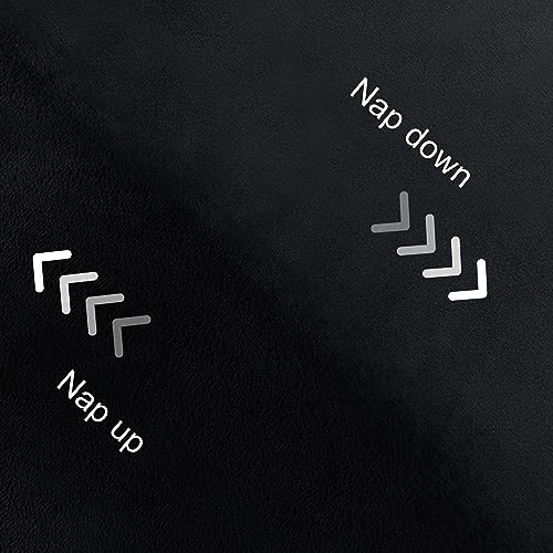 DWCN Taupe Velvet Curtains 84 Inches with Tiebacks - Luxury Thermal Insulated Room Darkening Tieable Window Curtains Grommet Neutral Style Window Dressing for Bedroom/Living Room, W52 x L84, 2 Panels