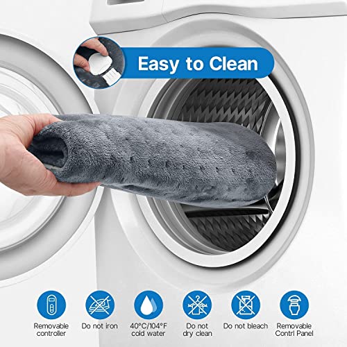 RENPHO Heating Pad for Back Pain & Cramps Relief, FSA HSA Eligible, Heat Pad for Knee and Leg, Christmas Gifts for Women Men Mom, Auto Shut Off, ETL Certified, Heat Patches, Large King Size 12" x24‘’