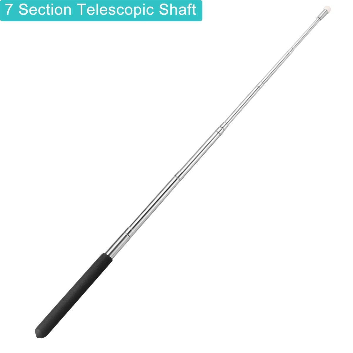 Telescopic Teachers Pointer,Teaching Pointer,Hand Pointer Extendable Telescopic Retractable Pointer Handheld Presenter Classroom Whiteboard Pointer (2)