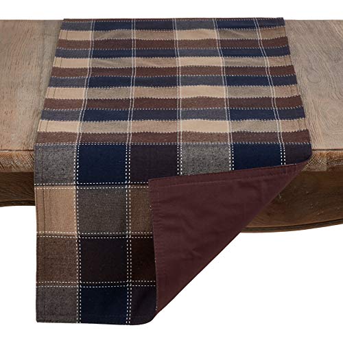 Stitched Plaid Tablecloth