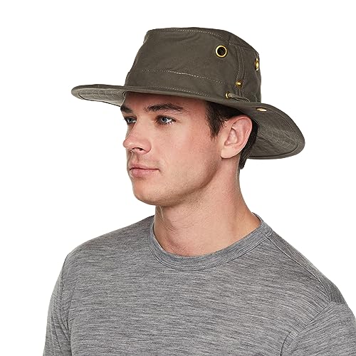 Tilley mens Hemp Bucket Hat, Mocha, 7.25 US