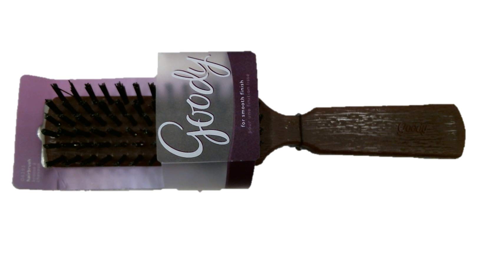 Goody Styling Essentials Hairbrush – Plastic Woodgrain and Synthetic Boar Bristles Leave Hair Shiny And Smooth For All Wet And Dry Hair Types - Hair Accessories For Women, Men, Boys, and Girls