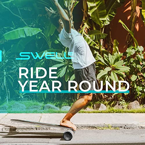 Revbalance Swell 2.0 - Surf & Paddle Balance Board Trainer (Reef - Teal)