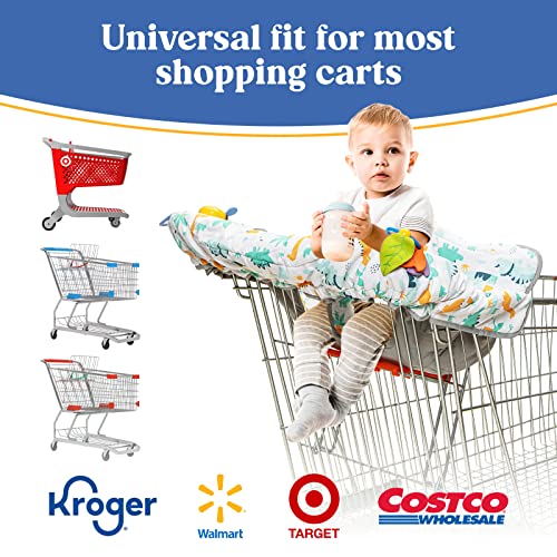 Shopping Cart Cover for Baby PILLANI, High Chair Covers for Baby Restaurant Seat, Grocery Cart Cover for Baby Boy, Cotton Buggy Covers for Babies, Baby Cart Hammock for Infant Chair, Seat Cover Items