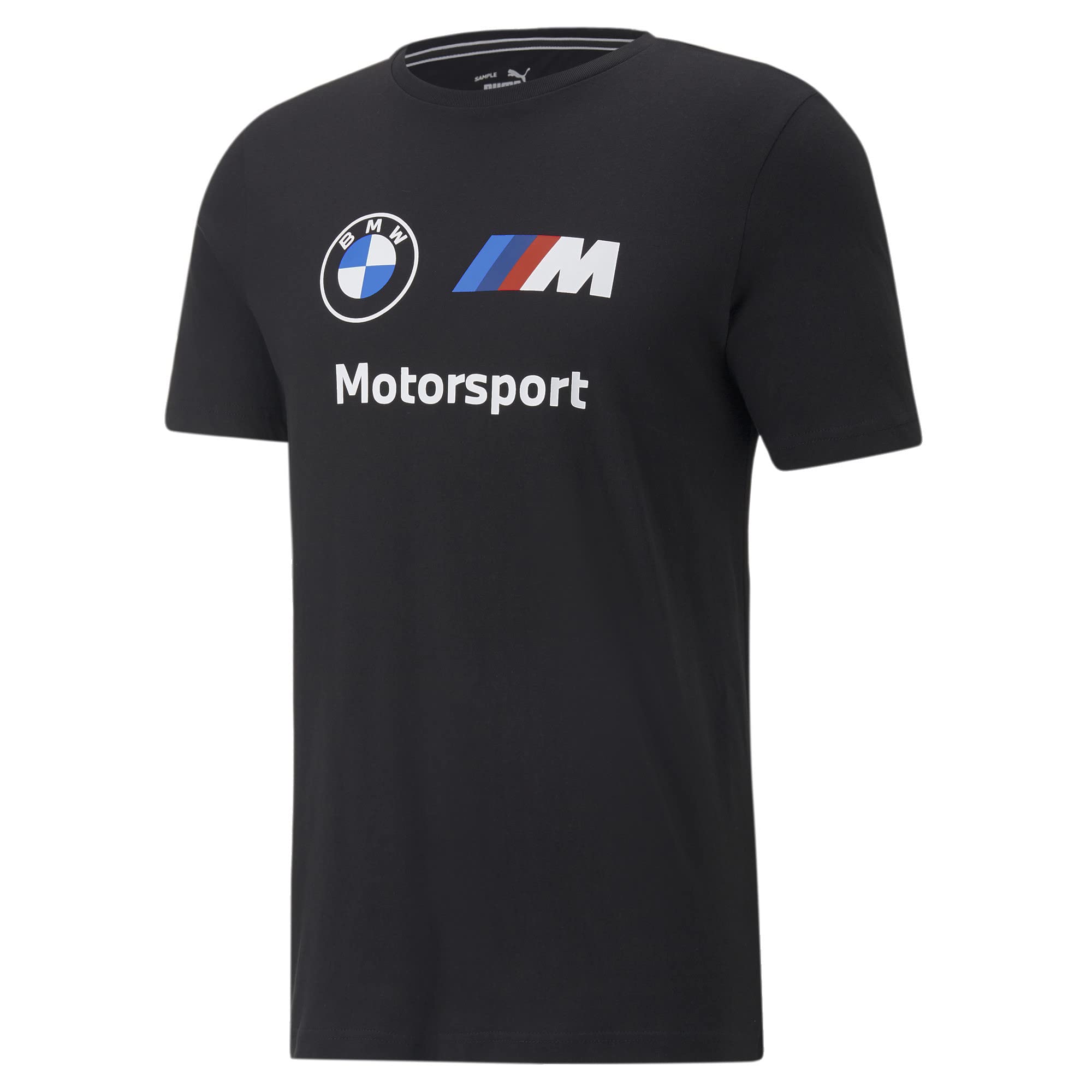 PUMA Men's Standard BMW M Motorsport Essentials Logo Tee, Black 1.0, X-Large