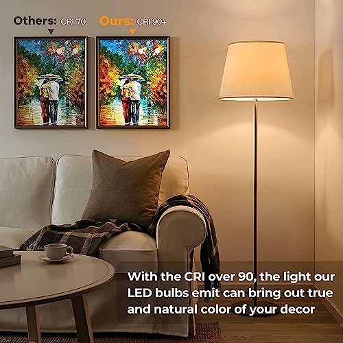 LEOOLS T10 LED Light Bulb 6inch E26 Base Matt Opal Porcelain Warm White 2700K Dimmable Edison 8W Led Tubular Bulb,600LM,60 Watt Equivalent,Outside Frosted Glass,for Cabinet Display Cabinet etc,6 Pcs.