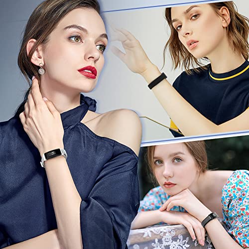 WNIPH Nylon Bands Compatible for Fitbit Inspire 3/Inspire 2/Inspire/Inspire HR/Ace 3/Ace 2 Bands, Breathable Sport Replacement Straps Soft Adjustable Solo Loop Nylon Wristband for Women Men