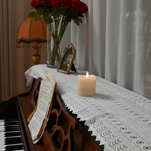 CozierGlow Flameless Pillar Candles Flickering with Remote Timer, Battery Operated LED Candles Up to 400 Hours, 3D Moving Flame Real Wax Candles, Set of 3, D3 x H4, 5", 6",Remote Included (White).