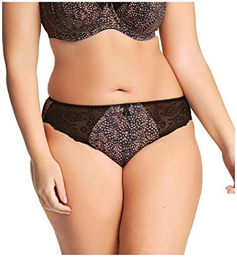 Elomi Women's Morgan Brief Underwear, Ebony, S