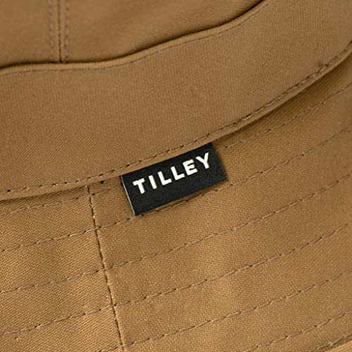 Tilley Waxed Bucket Hat, British Tan, Small