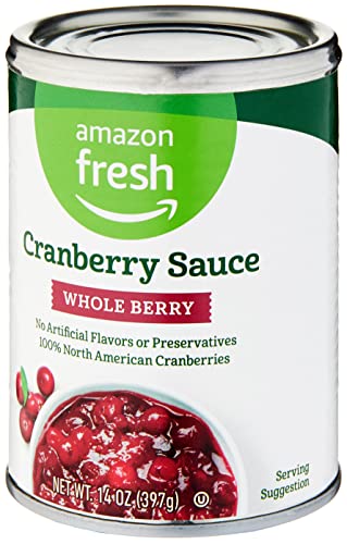 Amazon Fresh, Cranberry Sauce Whole Berry, 14 Oz