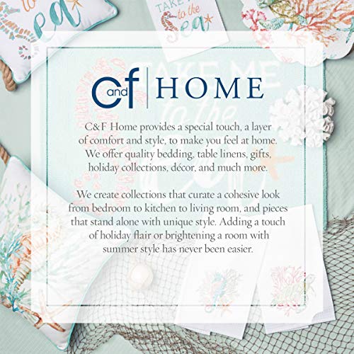 C&F Home Driftwood Shores Twin 2 Piece Quilt Set Summer Beach Bedding Ocean Themed Coastal Reversible Machine Washable Lightweight Pieced and Embroidered Bedspread Coverlet Comforter Twin 2 Piece Set