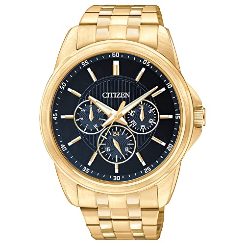 Citizen Quartz Mens Watch, Stainless Steel, Classic, Gold-Tone (Model: AG8342-52L)