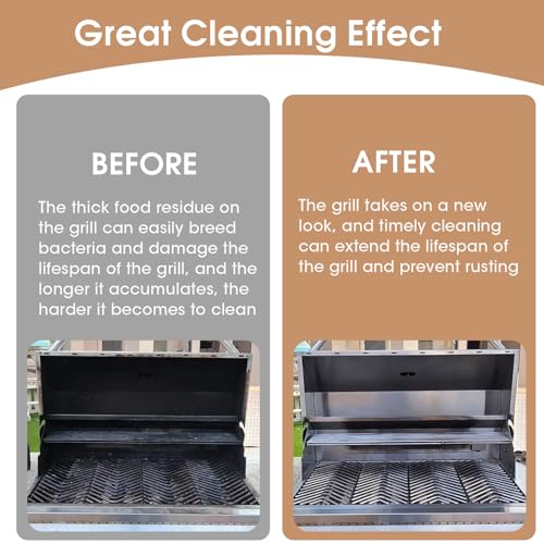 Heavy Duty Grill Cleaner, Grill Cleaning Bricks with Handle, Pumice Griddle Cleaning Stone Removing Stains for BBQ, Swimming Pool, Sink(4 Pack)