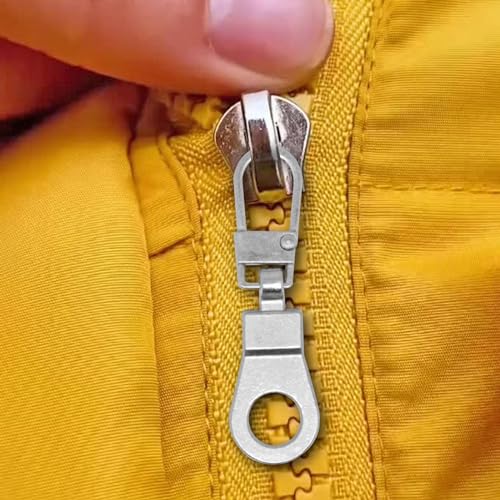 SWZHAI Replacement Zipper Pull, 5pcs Detachable Luggage Zipper Pulls Zipper Tab Replacement for Small Holes Heavy Duty Zipper Pull Replacement for Jacket Purses Backpacks Suitcase (5 Colors)