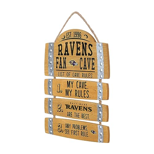 FOCO Seattle Seahawks NFL Barrel Slat Mancave Sign