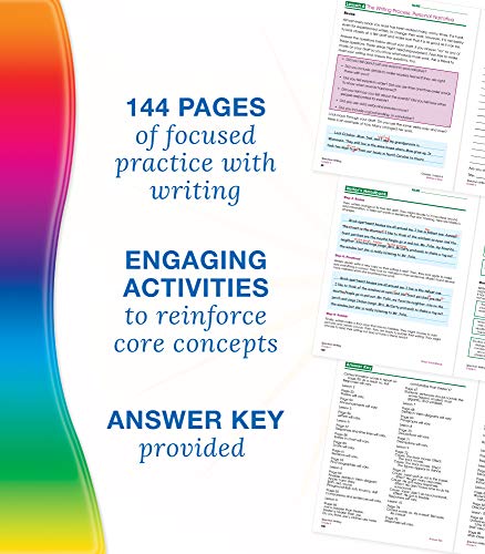 Spectrum Writing 4th Grade Workbooks, Learn to Write a Story, to Inform, an Opinion, Handwriting Practice for Kids 8-10, Classroom or Homeschool Curriculum