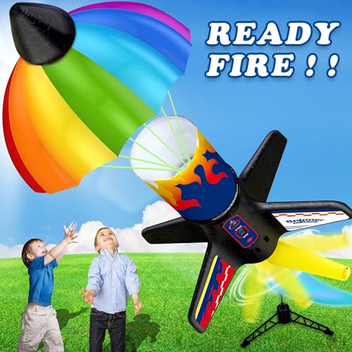 Rocket Launcher Model Rocket Kits with Launch Set, Ultra-high Flying Rocket, Rocket Toy, Kids Outdoor Toys, Gift for Kids Ages 8-12 Children's Day Gift