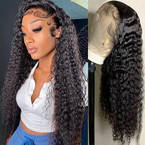 4GIRL4EVER Highlight Ombre Straight 4x4 Lace Front Wig Human Hair 180% Density Full Closure HD Lace Pre Plucked Wigs Human Hair 4/27 Brown Colored Honey Blonde Wigs for Women 10 Inch