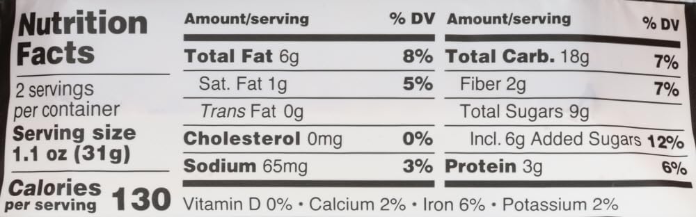 KATES REAL FOOD Organic Peanut Butter Milk Chocolate Tram Bar 12 Count, 2.2 OZ