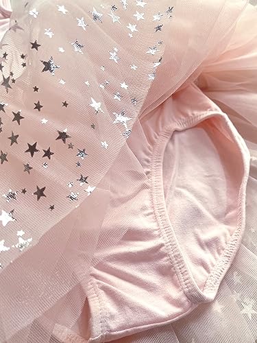 Dancina Leotard Sparkle Tutu Dress Short Sleeve Future Ballerina First Ballet Class Gift 2T Ballet Pink