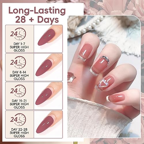 JEWHITENY 14 Colors Poly Gel Nail Kit 27 Colors Gel Nail Polish Kit With U V Light All In One Nail Art Starter Kit Suitable For All Seasons