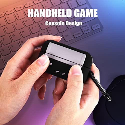 KOREDA Compatible with Sony WF-1000XM4 Case, Classic Handheld Game Console Design Soft Silicone 3D Cute Fashion Design Funny Protective Cover Case Skin with Keychain for Women Men Girls Kids