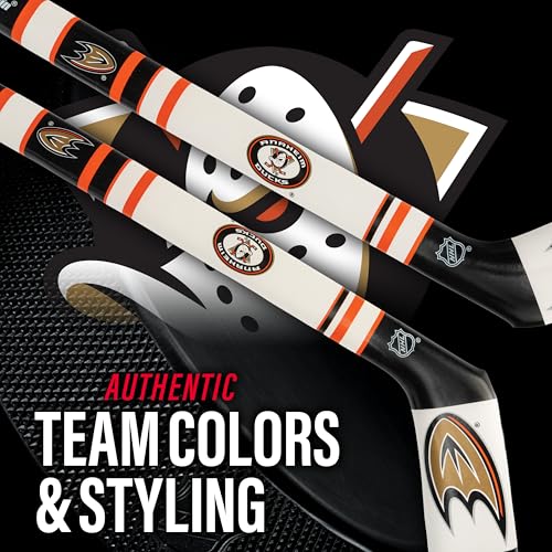 Franklin Sports Washington Capitals NHL Mini Soft Hockey Stick Set - NHL Team Soft Foam Mini Hockey Stick and Ball Set - Great Toy for Kids