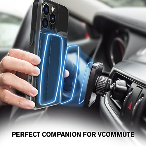 VENA Car Phone Holder, (6Netic) Square Magnetic Cellphone Car Mount, Universal Air Vent Holder for iPhone, Samsung, LG, Google, Motorola, Nokia, Other Smartphones