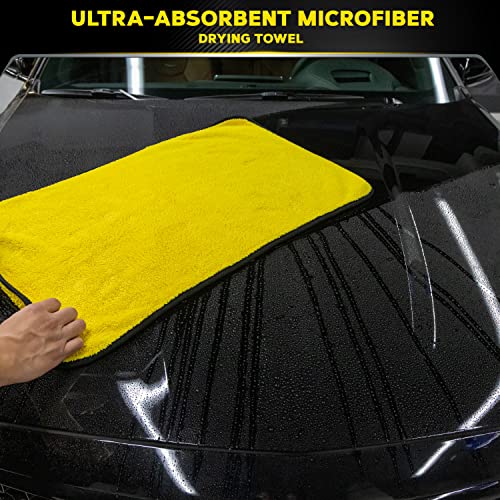 Meguiar's X190400 Supreme Shine Drying Towel, Large Super Plush – 1 Pack