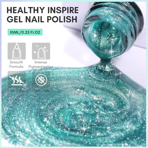 Makartt Gel Nail Polish Set 15ML Natural Gel Polish Milky White Color Soak Off UV Nail Art Manicure DIY Salon Home for Woman Girls-Milky Haze