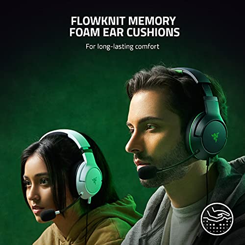 Razer Kaira X Wired Headset for Xbox Series X|S, Xbox One, PC, Mac & Mobile Devices: Triforce 50mm Drivers - HyperClear Cardioid Mic - Flowknit Memory Foam Ear Cushions - On-Headset Controls - Black