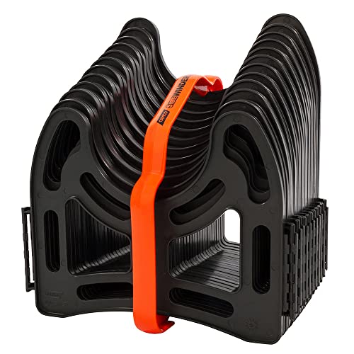 Camco Sidewinder 10-Ft RV Sewer Hose Support - Flexible Telescoping Design for Avoiding Obstacles & Deep Cradles Secure RV Sewer Hose - Out-of-the-Box Ready & Folds for RV Storage (43031)