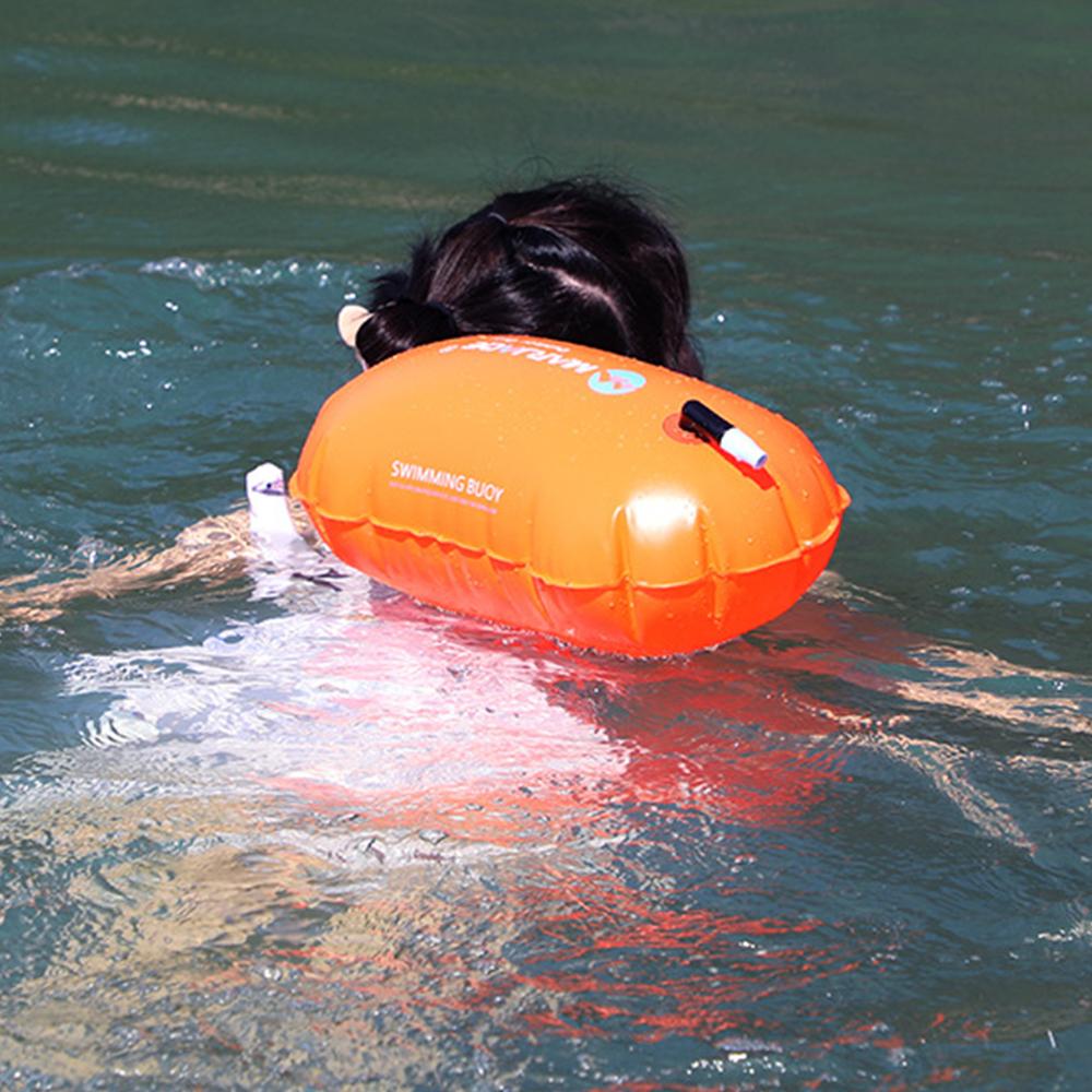 Swimming buoy, swimming inflatable buoy with adjustable belt SP