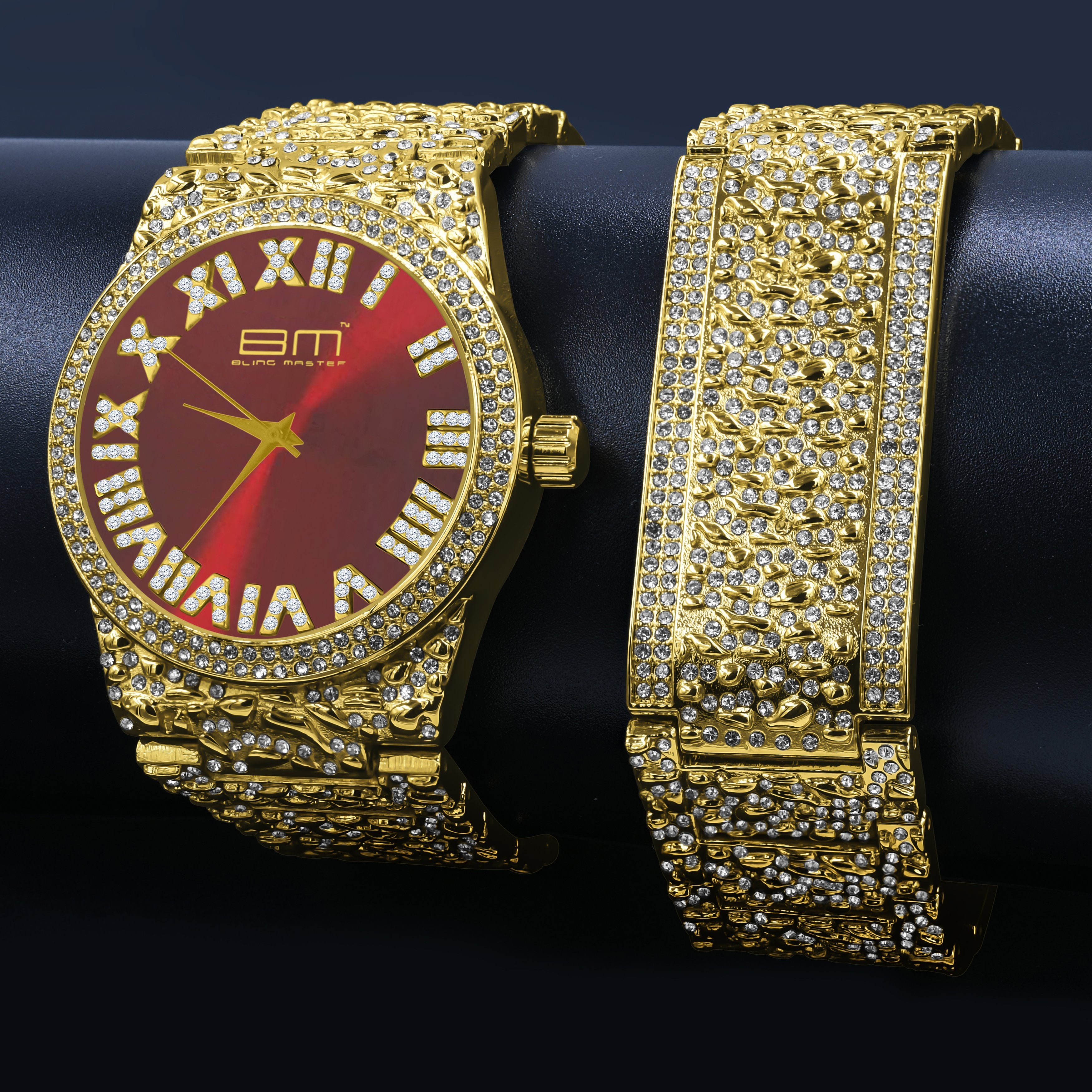 FLAMBOYANT ULTRA BLING WATCH SET | 530296